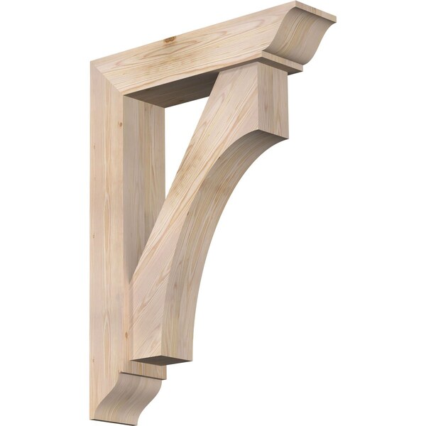 Ekena Millwork Westlake Traditional Smooth Bracket w/ Offset Brace, Douglas Fir, 7 1/2"W x 32"D x 44"H BKT0806X32X44WTL01SDF - main